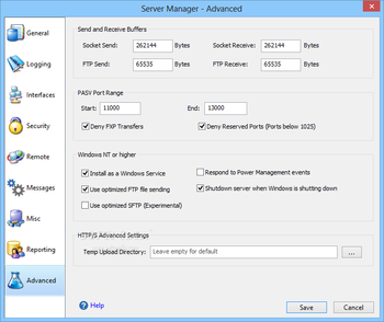 Cerberus FTP Server screenshot 18