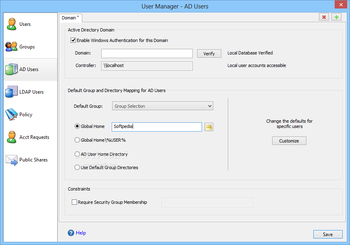 Cerberus FTP Server screenshot 5