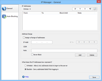 Cerberus FTP Server screenshot 7