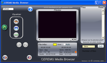 CEREMU Media Browser screenshot 2