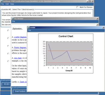 CertGear PMP Certification Practice Test screenshot