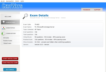 CertWays CUR-008 Practice Testing Engine screenshot