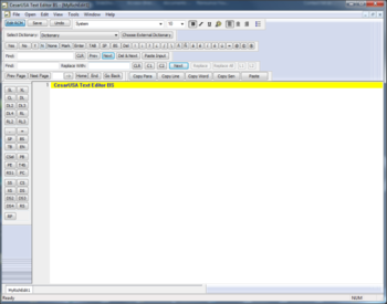 CesarUSA Text Editor BS screenshot
