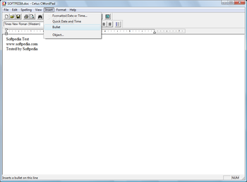 Cetus CWordPad screenshot 2