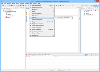 Cevelop C++ IDE screenshot 10