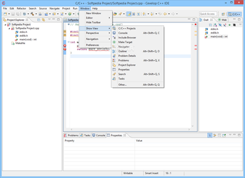 Cevelop C++ IDE screenshot 11