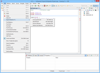 Cevelop C++ IDE screenshot 5