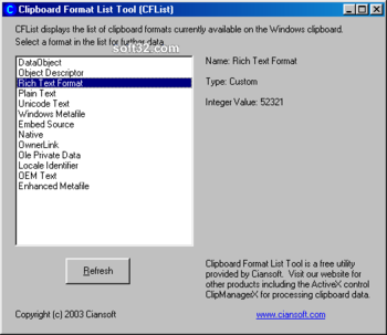 CFList screenshot 3