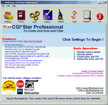CGI Star Professional screenshot 2