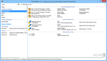 CGS MedRec screenshot