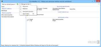 CGS MedRec screenshot 2