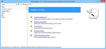 CGS MedRec screenshot 5