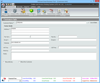 Challan and Invoice Printing System LITE screenshot 3