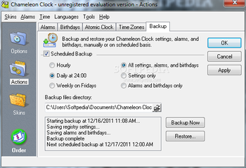 Chameleon Clock screenshot 10