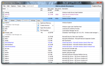 Chameleon Task Manager Lite screenshot 3