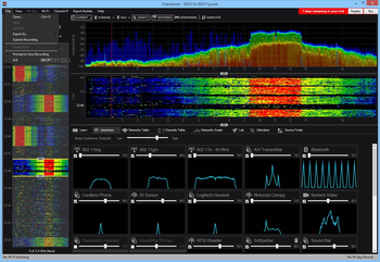 Chanalyzer screenshot 2