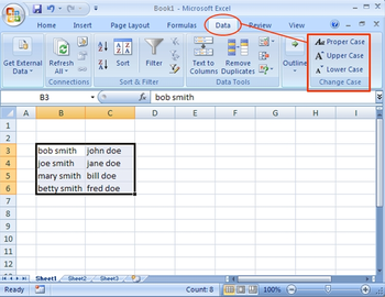 Change Case for Excel screenshot