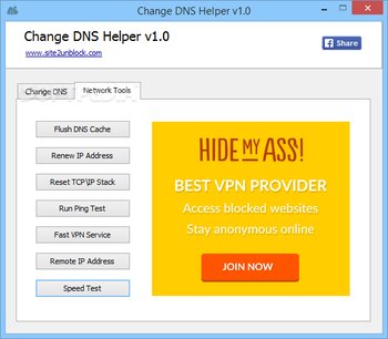 Change DNS Helper Portable screenshot 3