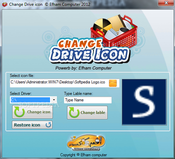 Change Drive Icon screenshot