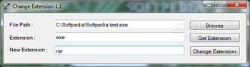 Change Extension screenshot