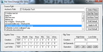Change File Time screenshot