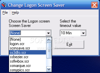Change Logon Screen Saver screenshot