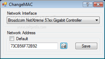 ChangeMAC screenshot