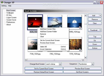 Changer XP screenshot