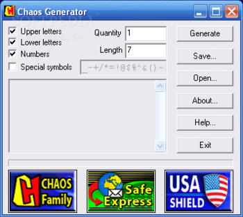 CHAOS Generator screenshot