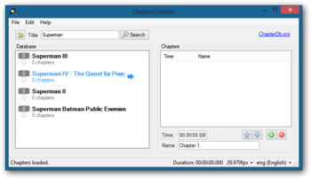 ChapterGrabber screenshot