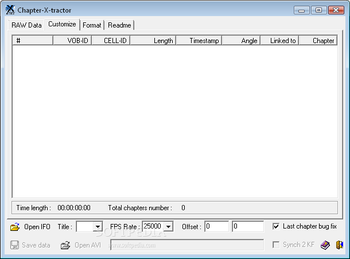 ChapterXtractor screenshot