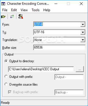 Character Encoding Converter screenshot