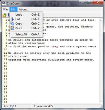 CharCount screenshot 4