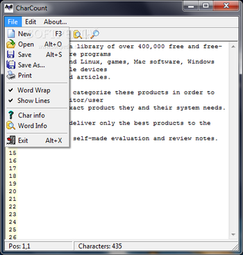 CharCount screenshot 5