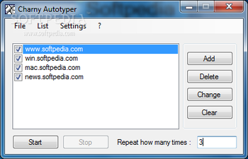 Charny Autotyper screenshot