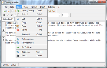 Charny NotePad screenshot 2