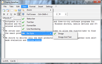 Charny NotePad screenshot 3