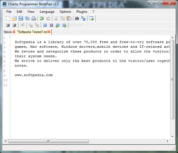 Charny Programmer NotePad screenshot