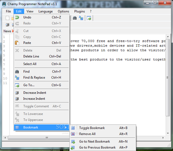 Charny Programmer NotePad screenshot 2