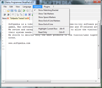 Charny Programmer NotePad screenshot 5