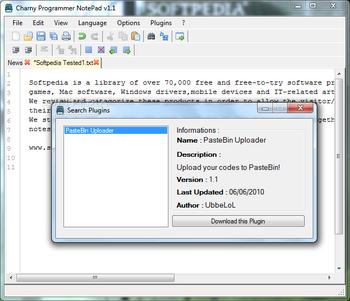 Charny Programmer NotePad screenshot 6