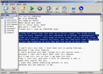 Chat Assistant for ICQ, MSN, Yahoo and AOL Instant Messenger screenshot