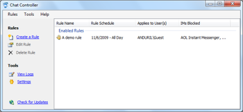 Chat Controller screenshot