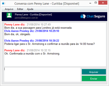 Chat Seguro screenshot