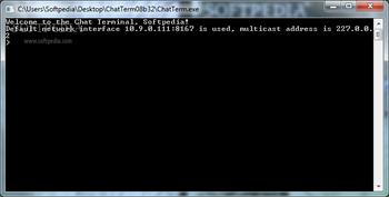 Chat Terminal screenshot