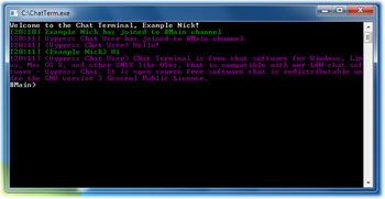 Chat Terminal screenshot 2