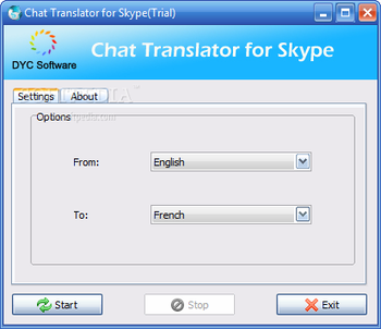 Chat Translator for Skype screenshot