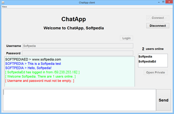 ChatApp screenshot