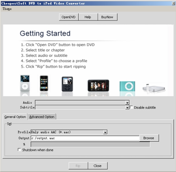 CheapestSoft DVD to iPod Video Converter screenshot 3