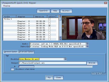 CheapestSoft Fast DVD Ripper screenshot 2